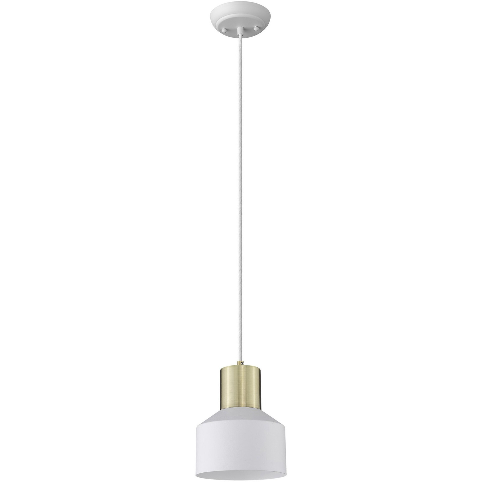 White And Gold Pendant Hanging Light