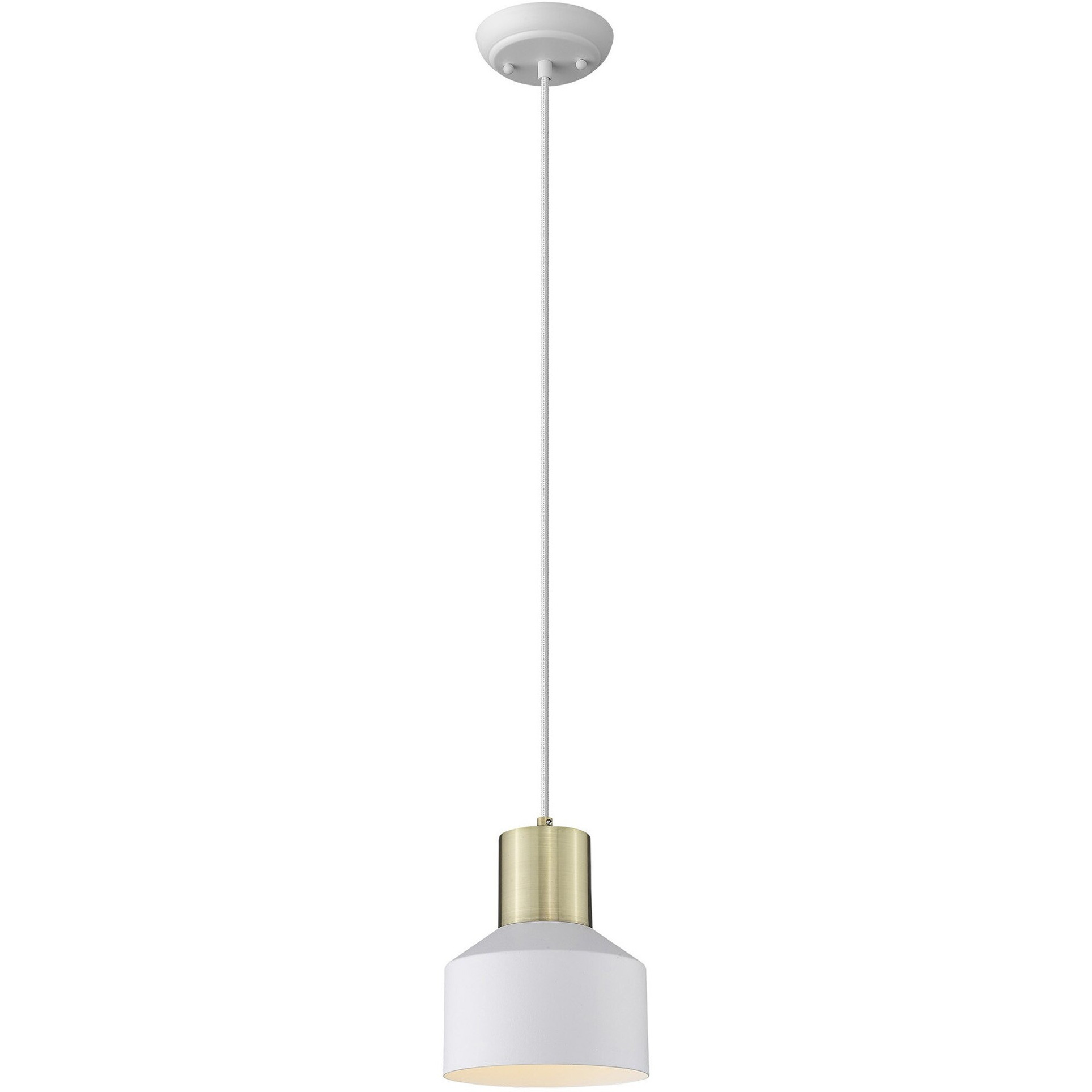 White And Gold Pendant Hanging Light