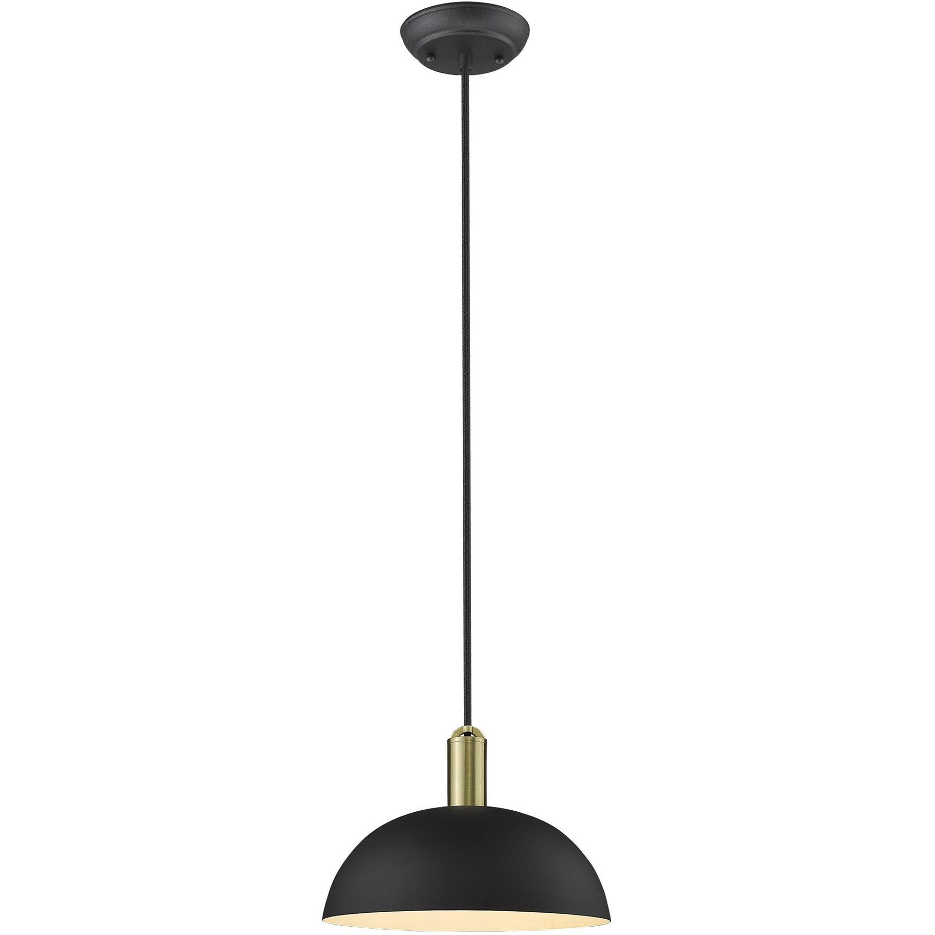 Ingo 1-Light Matte Black Pendant