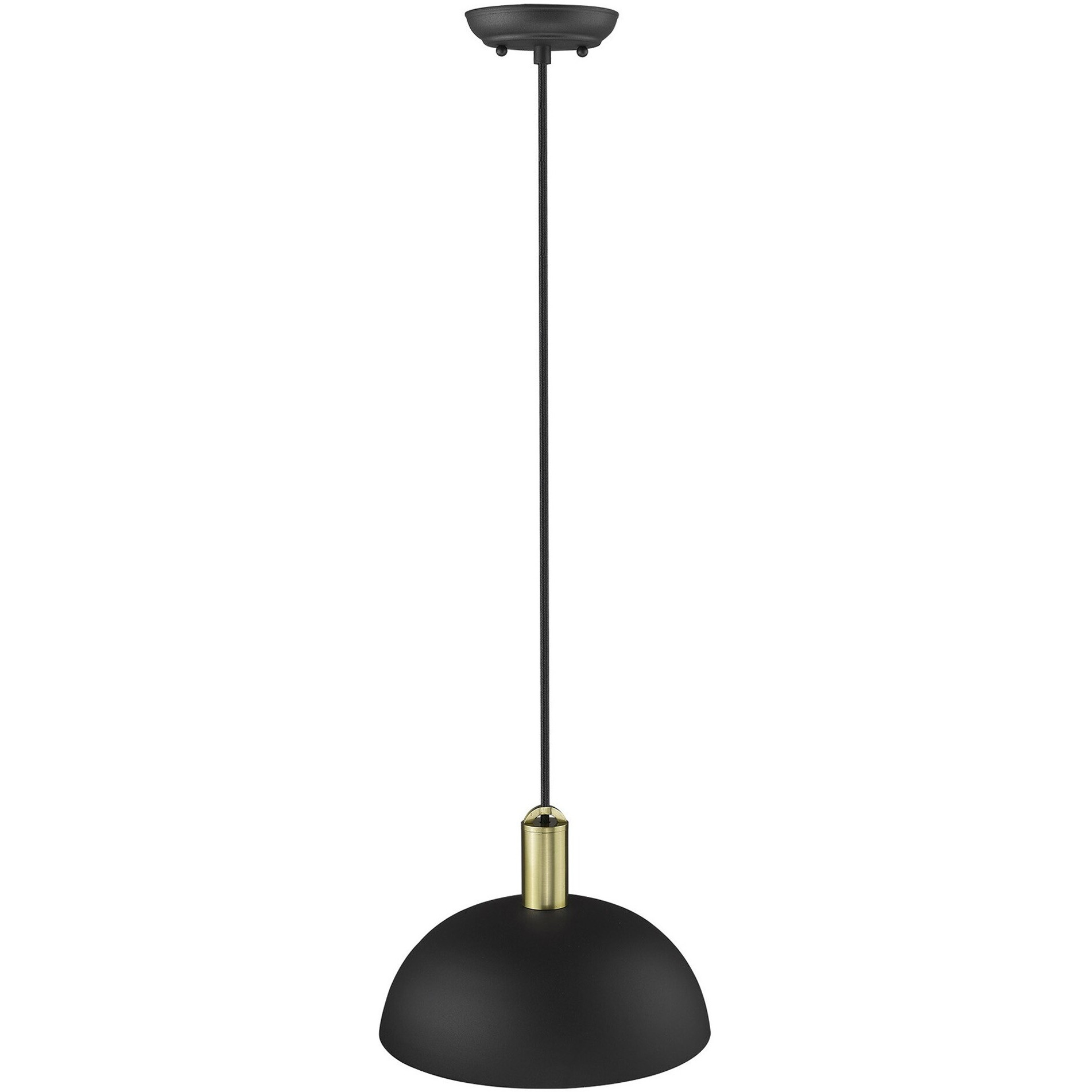 Ingo 1-Light Matte Black Pendant