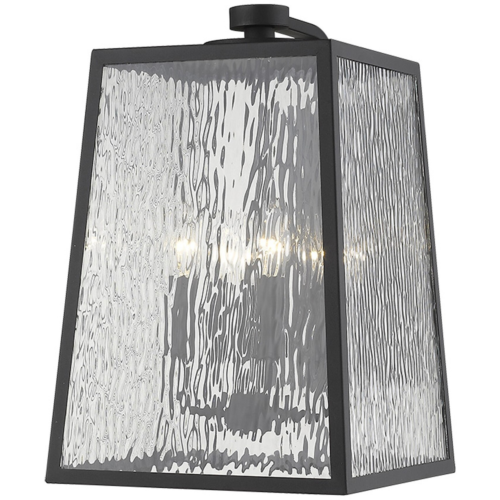 Hirche 4-Light Matte Black Wall Light