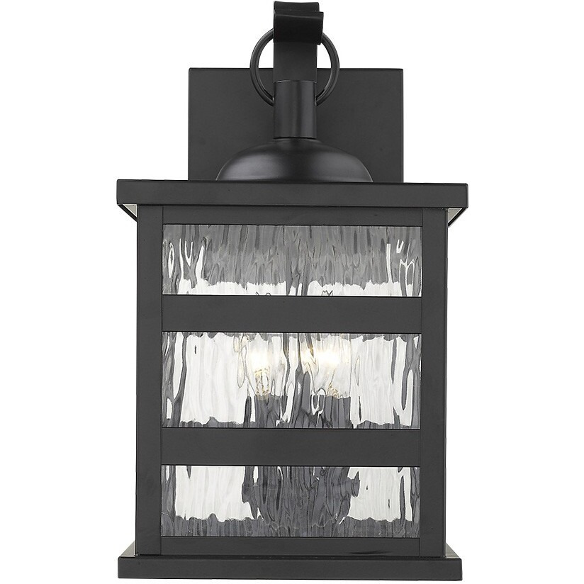 Morris 3-Light Matte Black Wall Light
