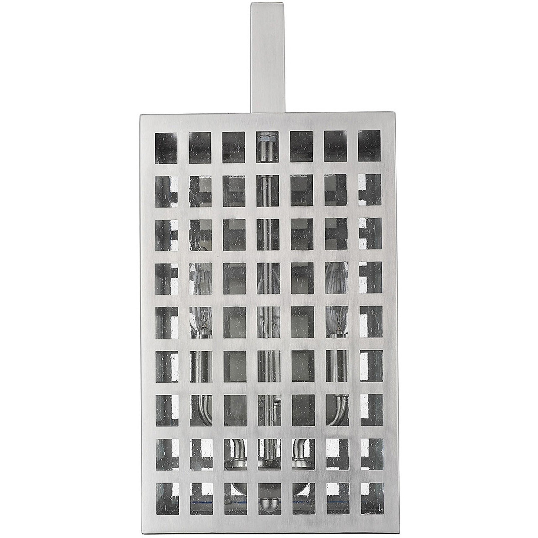Letzel 3-Light Satin Nickel Wall Light