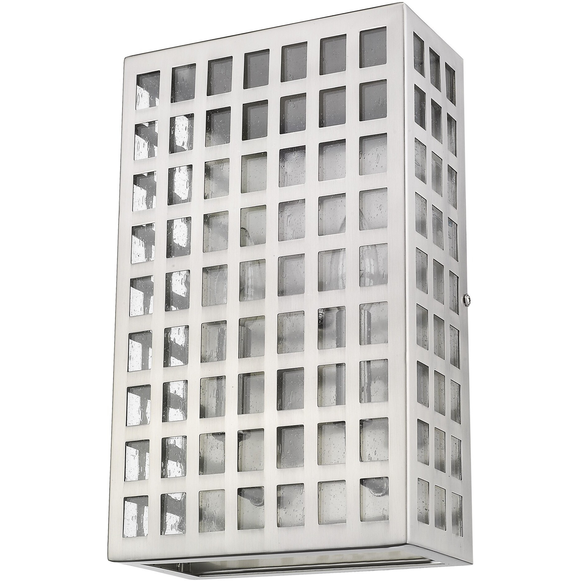 Letzel 2-Light Satin Nickel Ada Wall Sconce