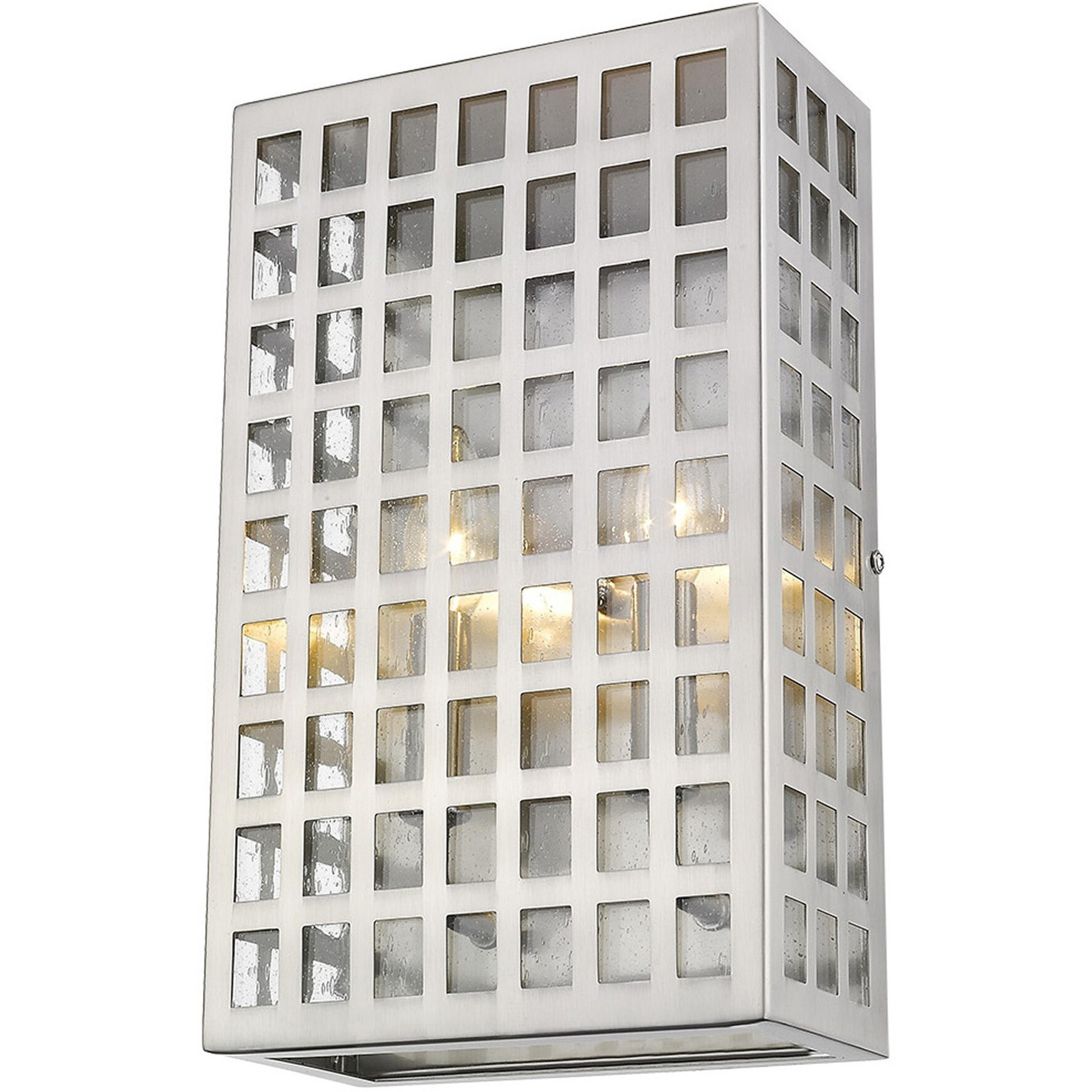 Letzel 2-Light Satin Nickel Ada Wall Sconce