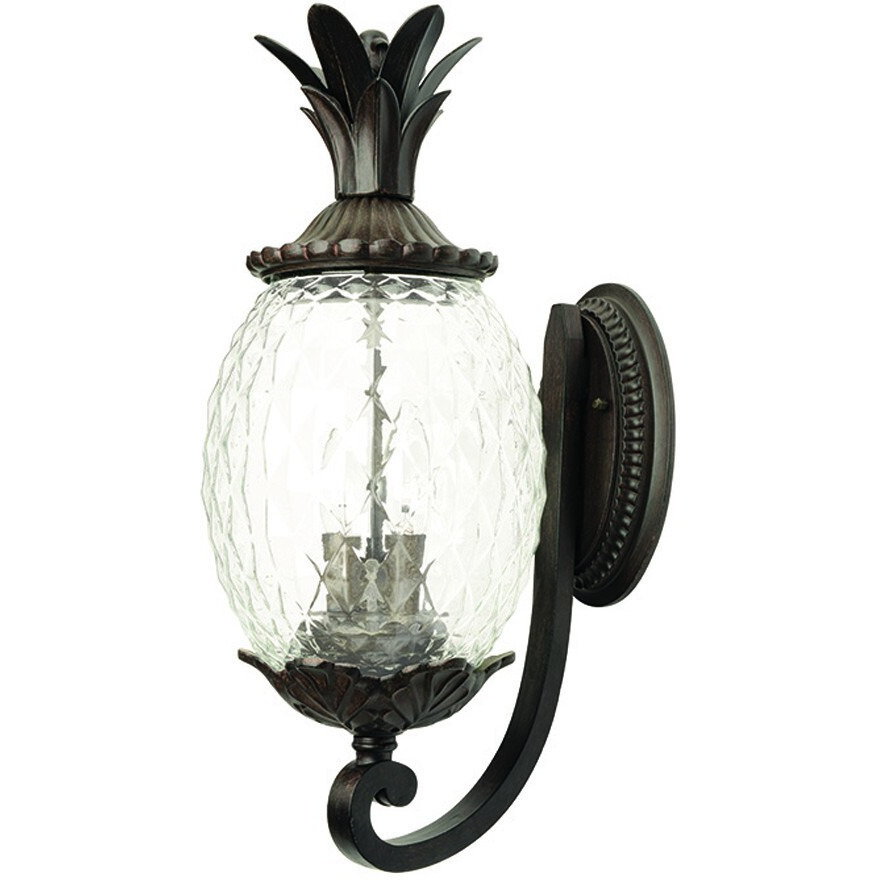 Antique Bronze Pineapple Wall Light