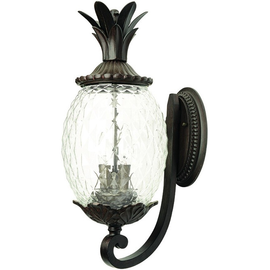 Lanai 3-Light Black Coral Wall Light