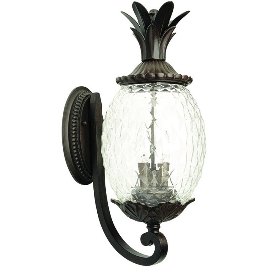 Lanai 3-Light Black Coral Wall Light