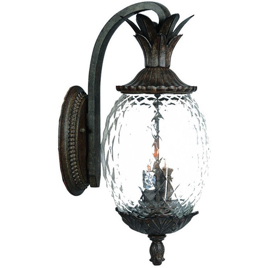 Lanai 3-Light Black Coral Wall Light