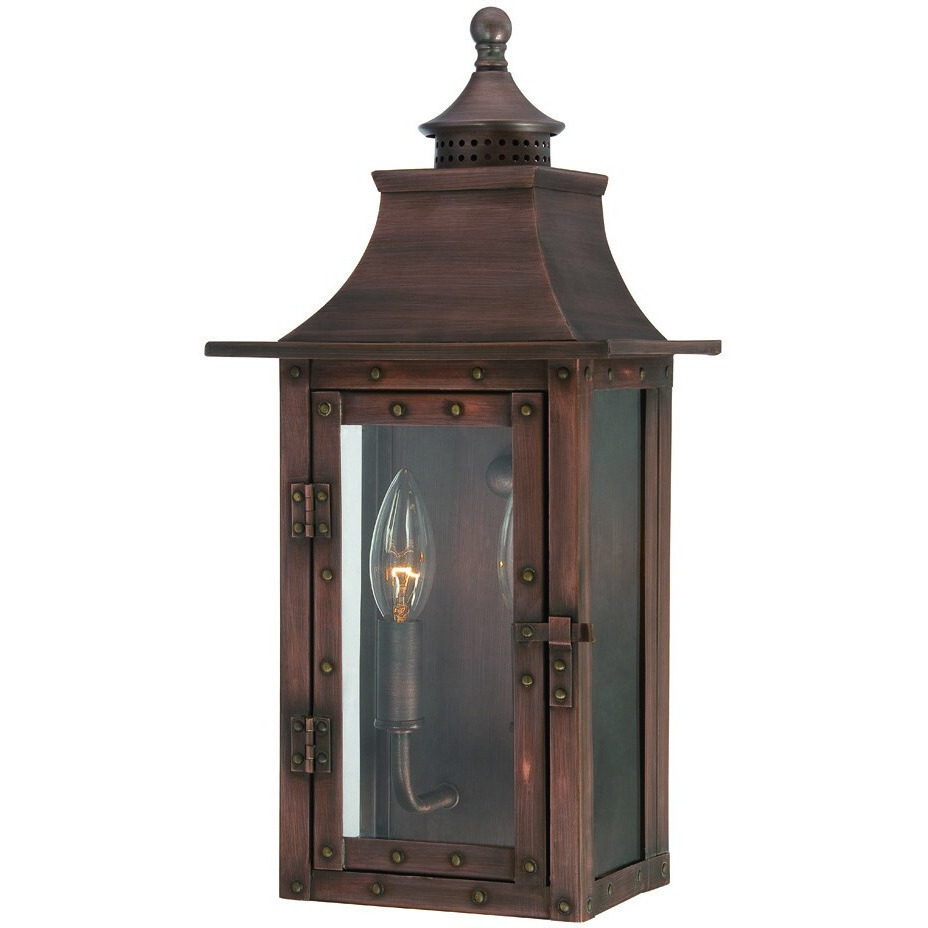 St. Charles 2-Light Acopper Patina Wall Light