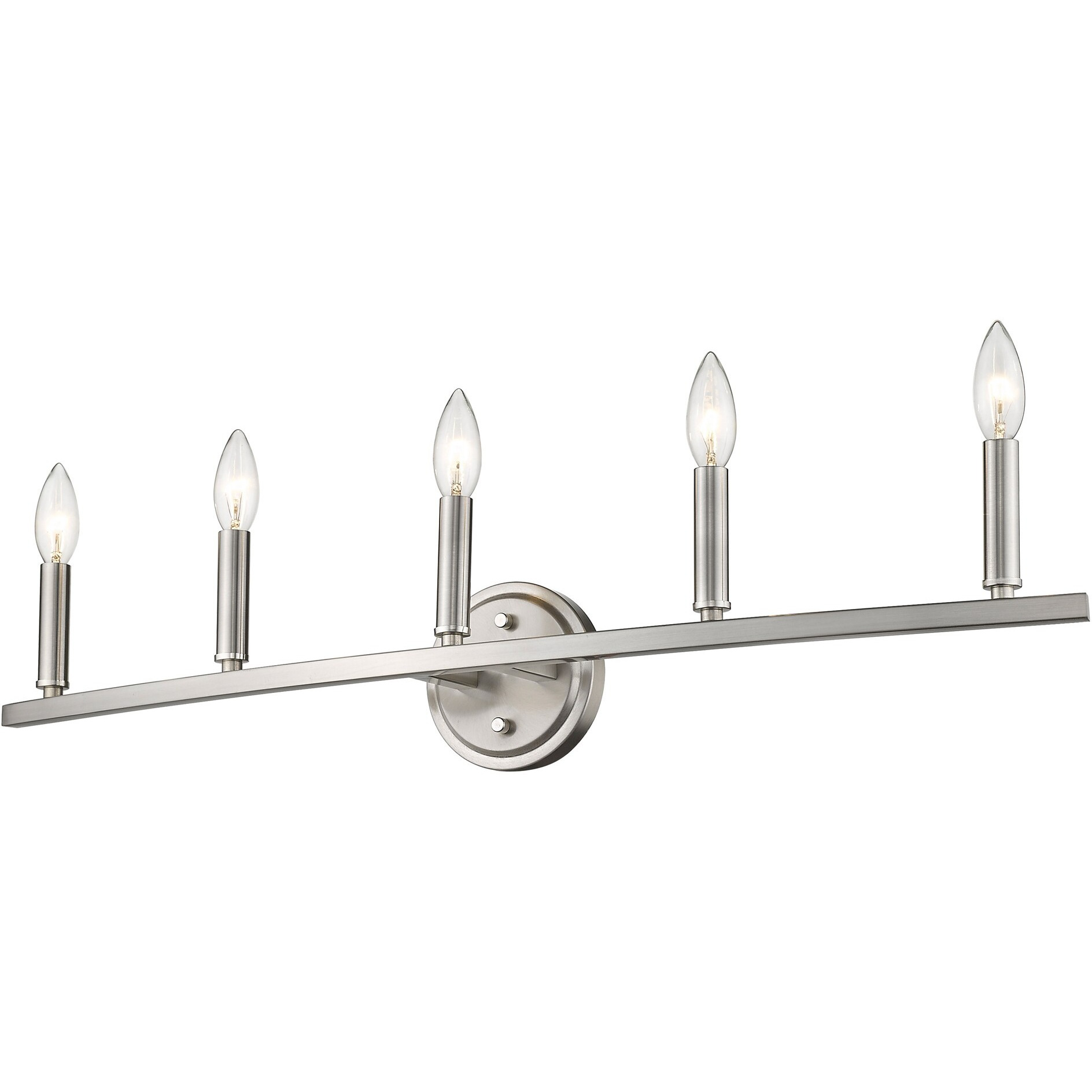 Sawyer 5-Light Satin Nickel Vanity