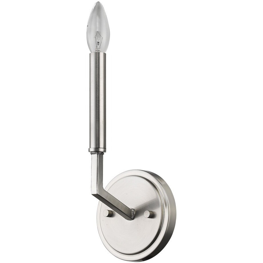 Minimalist Silver Wall Sconce