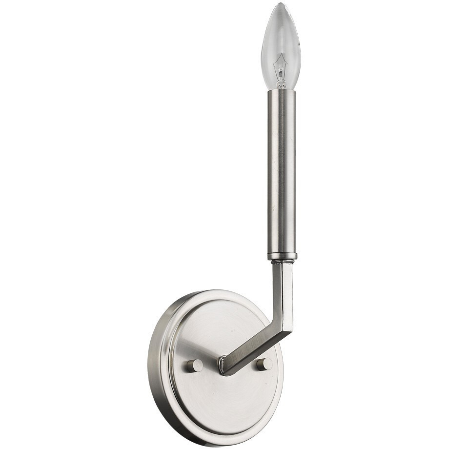 Minimalist Silver Wall Sconce