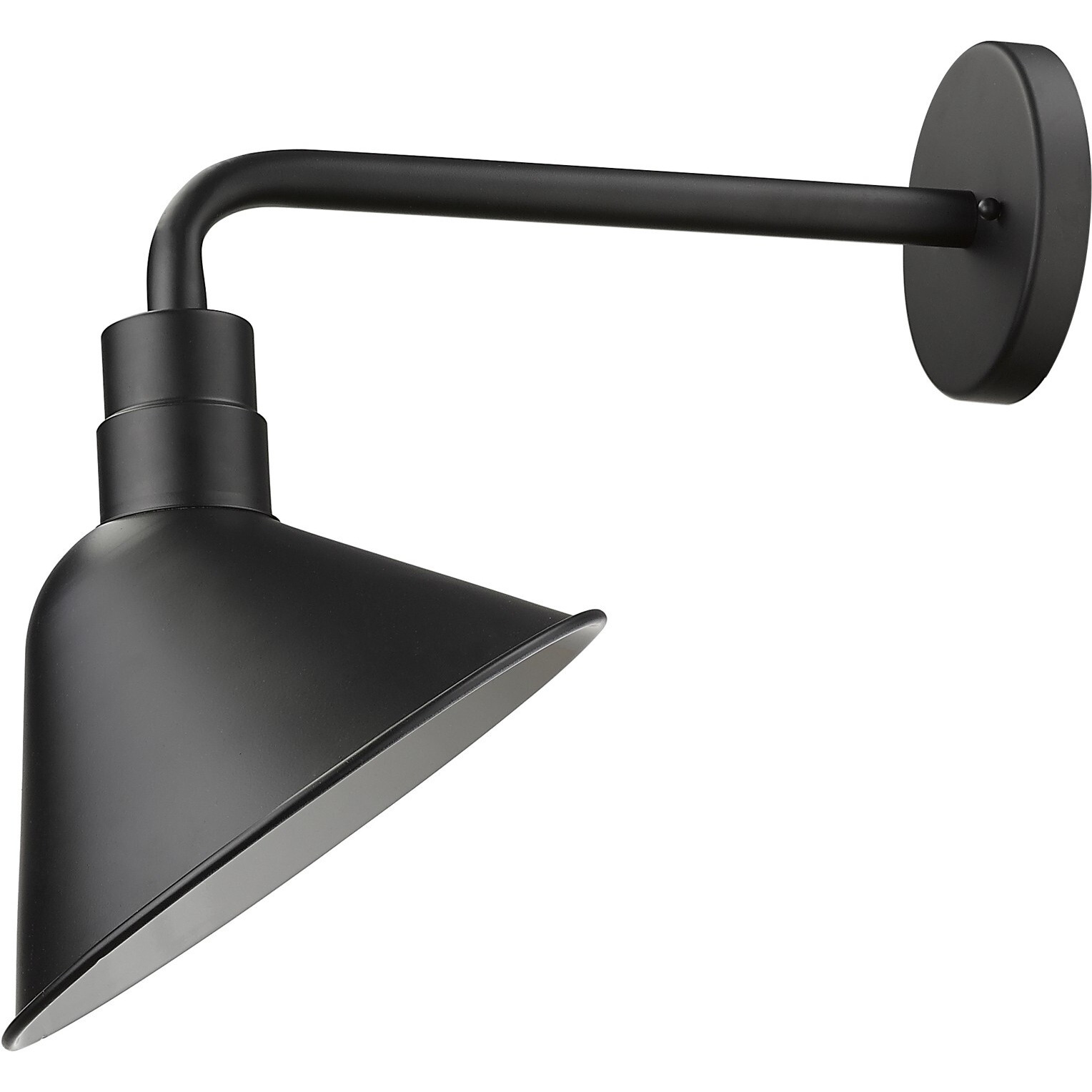Fuller 1-Light Matte Black Wall Light