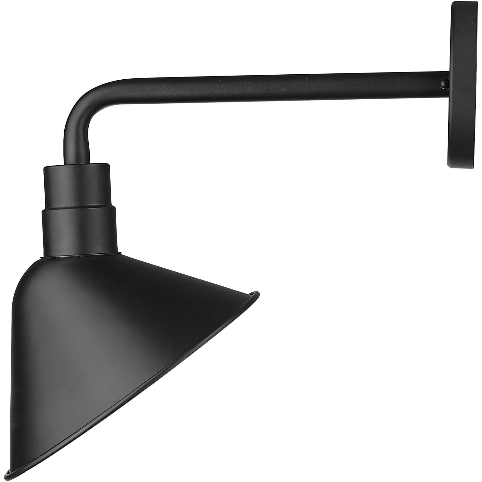 Fuller 1-Light Matte Black Wall Light