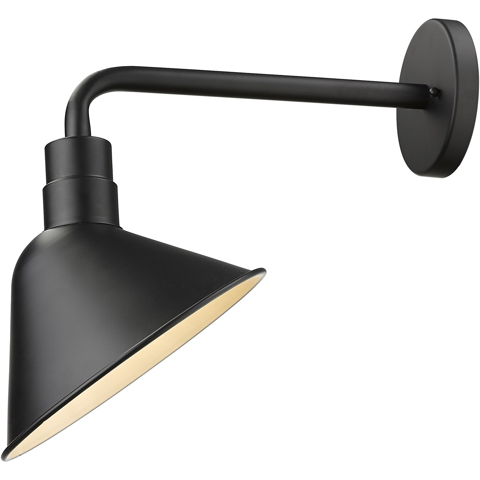 Fuller 1-Light Matte Black Wall Light