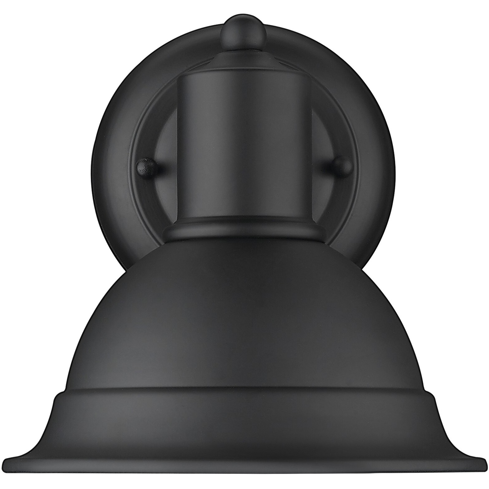 Matte Black Aluminum Wall Sconce