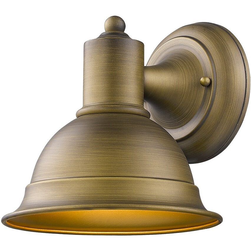 Brushed Gold Aluminum Wall Sconce