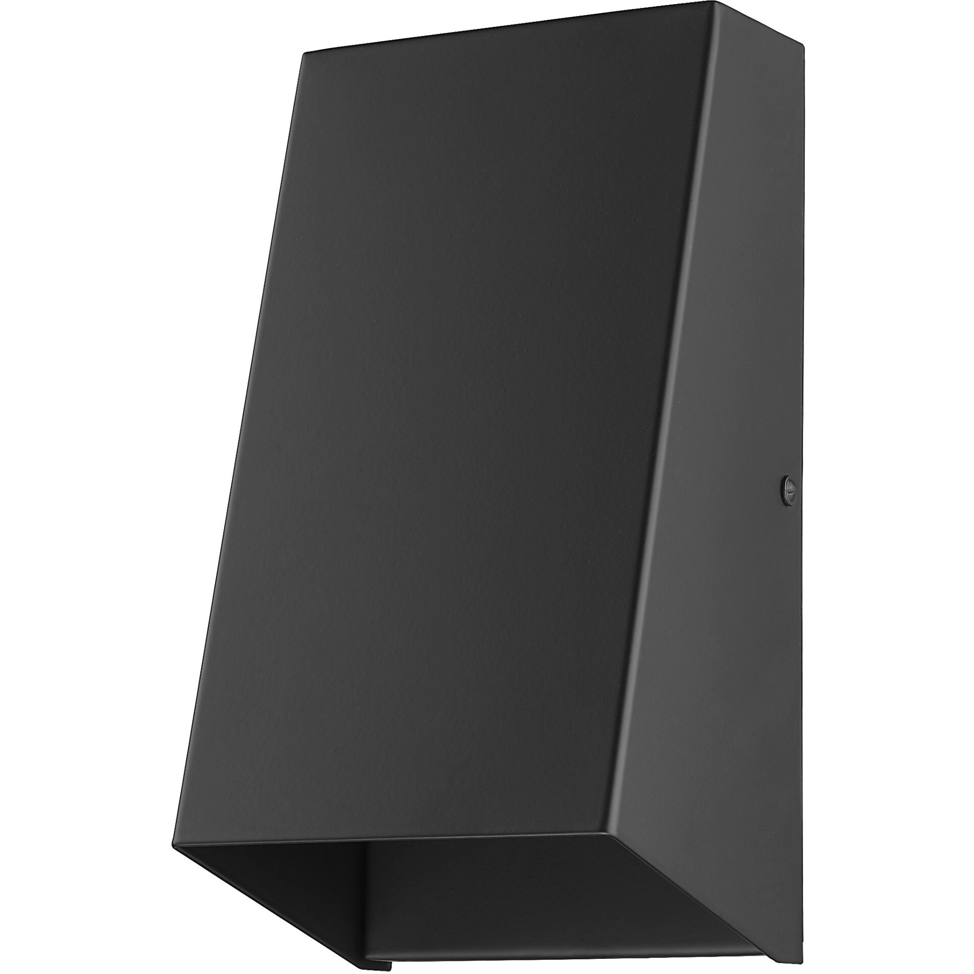 Matte Black Geometric Wall Sconce