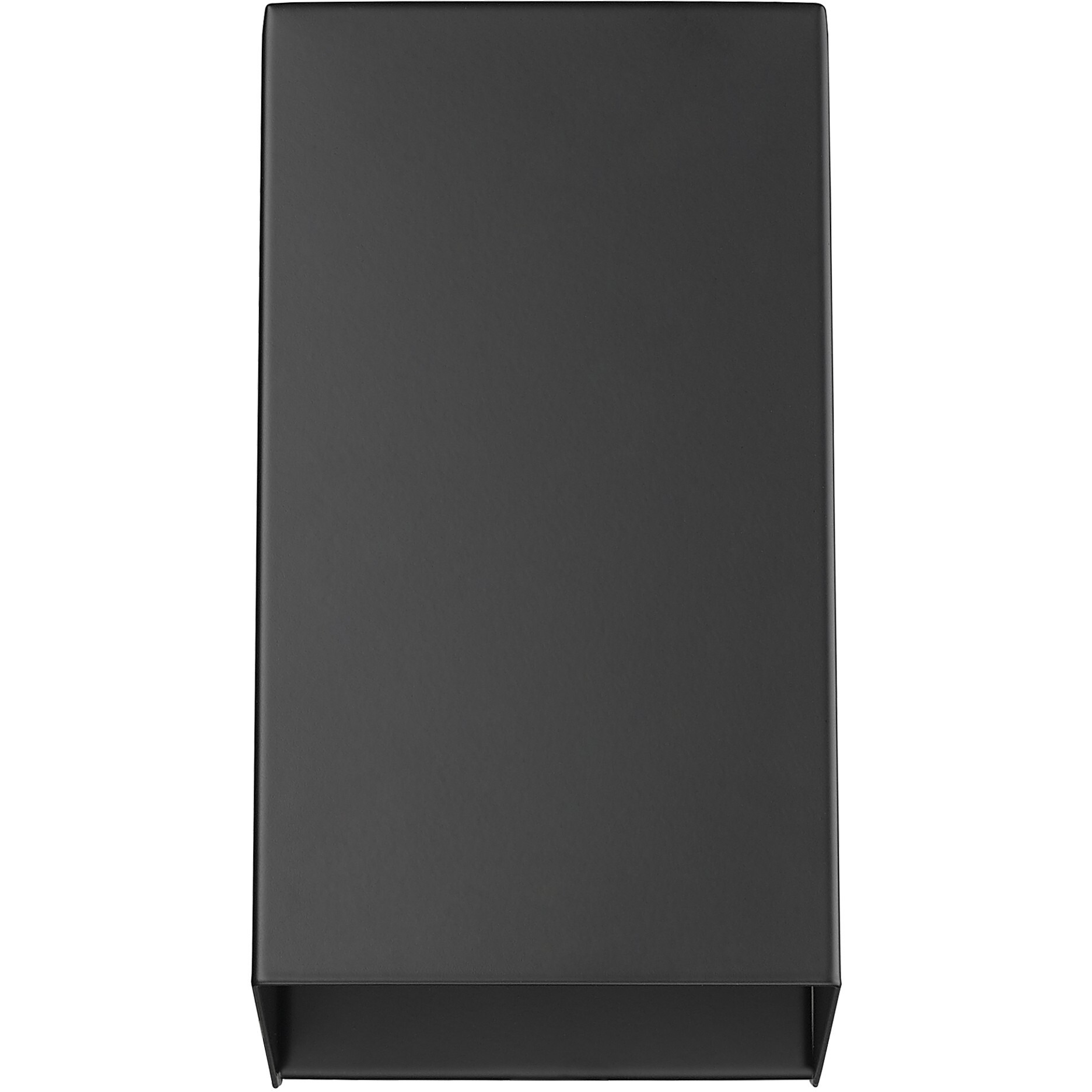 Matte Black Geometric Wall Sconce