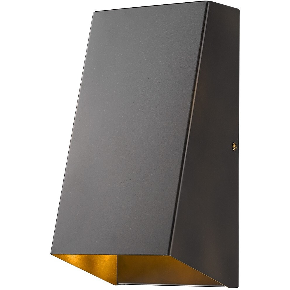 Antique Bronze Geometric Wall Sconce
