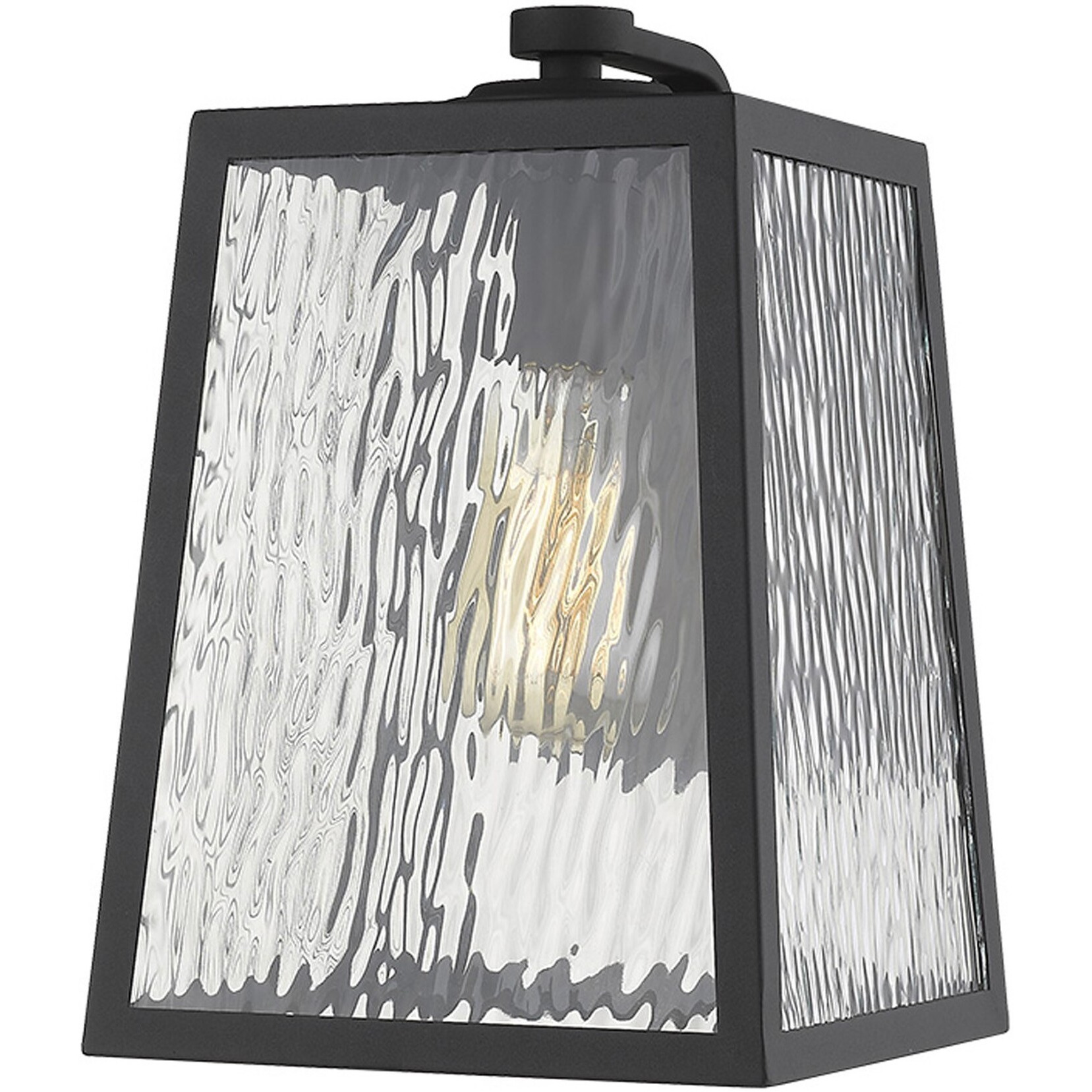 Hirche 1-Light Matte Black Wall Light