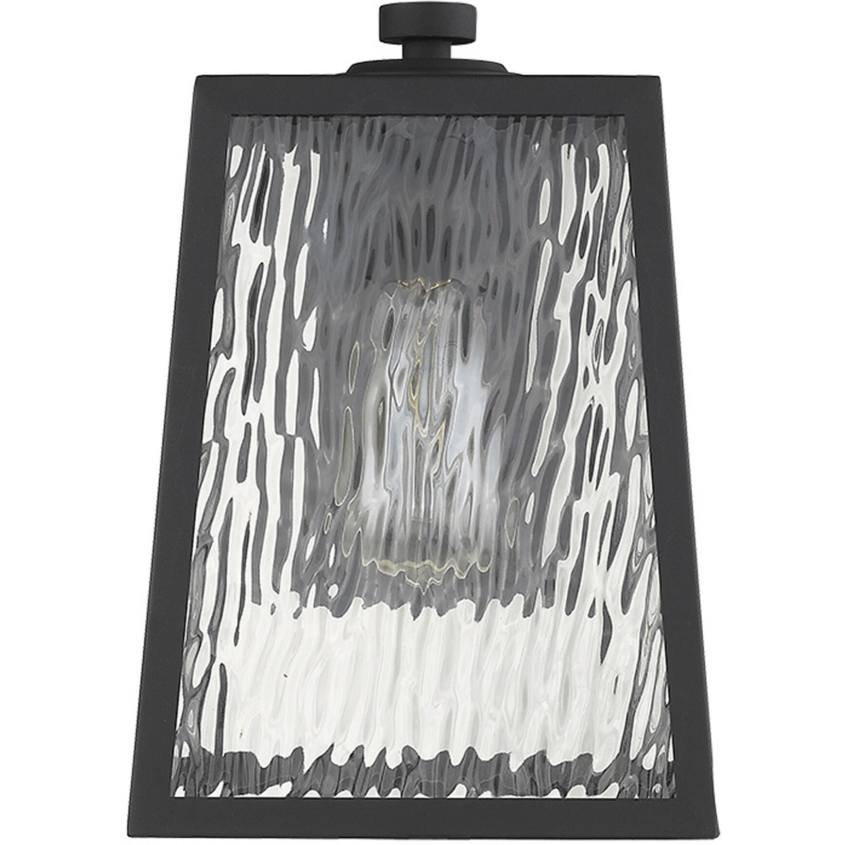Hirche 1-Light Matte Black Wall Light