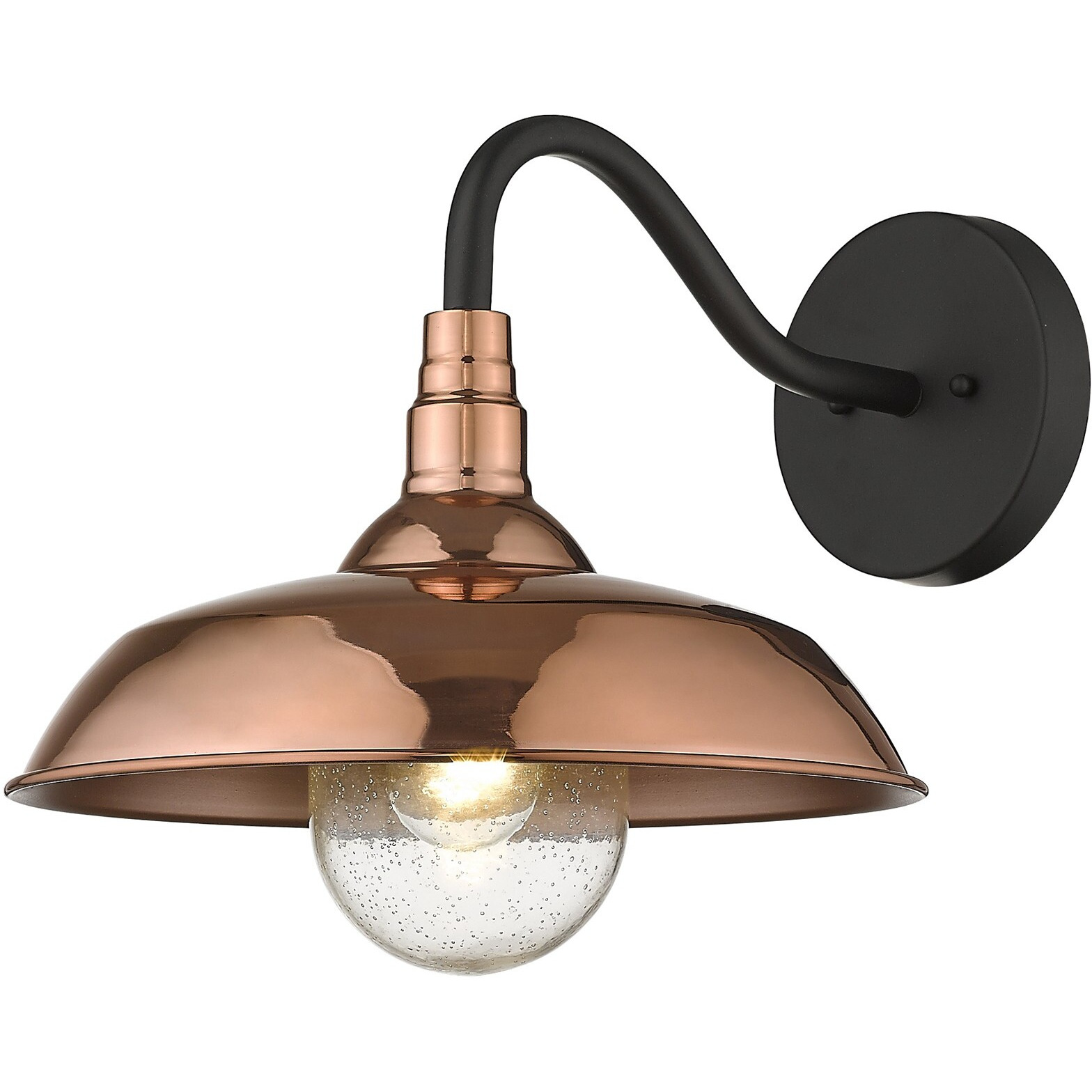 Burry 1-Light Copper Wall Light