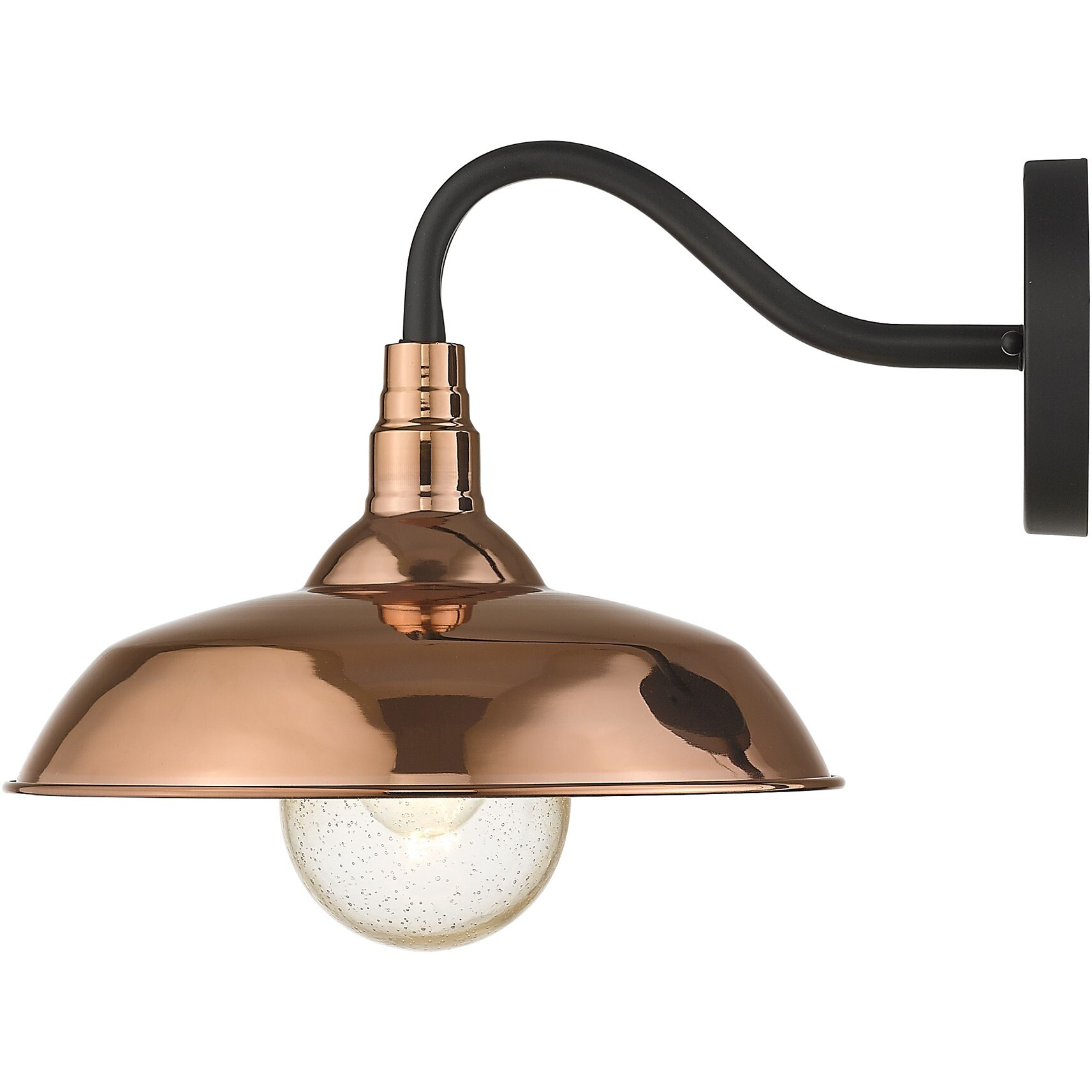 Burry 1-Light Copper Wall Light