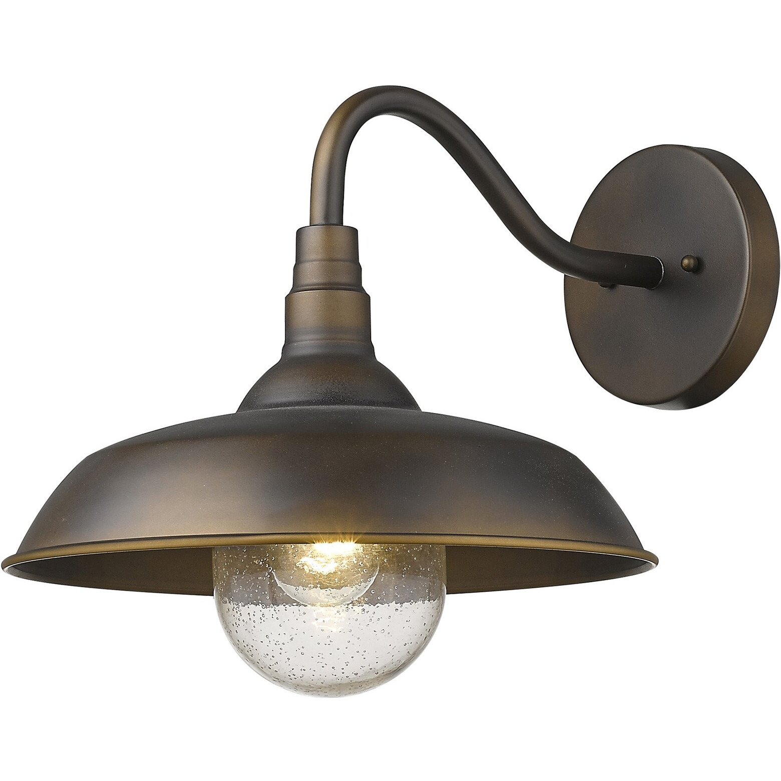 Burry 1-Light Oil-Rubbed Bronze Wall Light