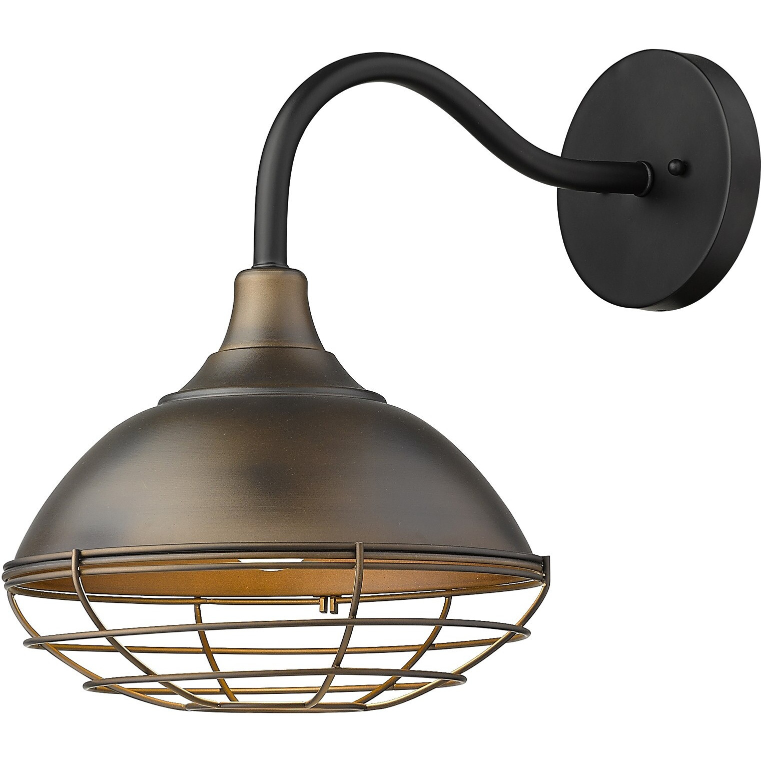 Afton 1-Light Oil-Rubbed Bronze Wall Light