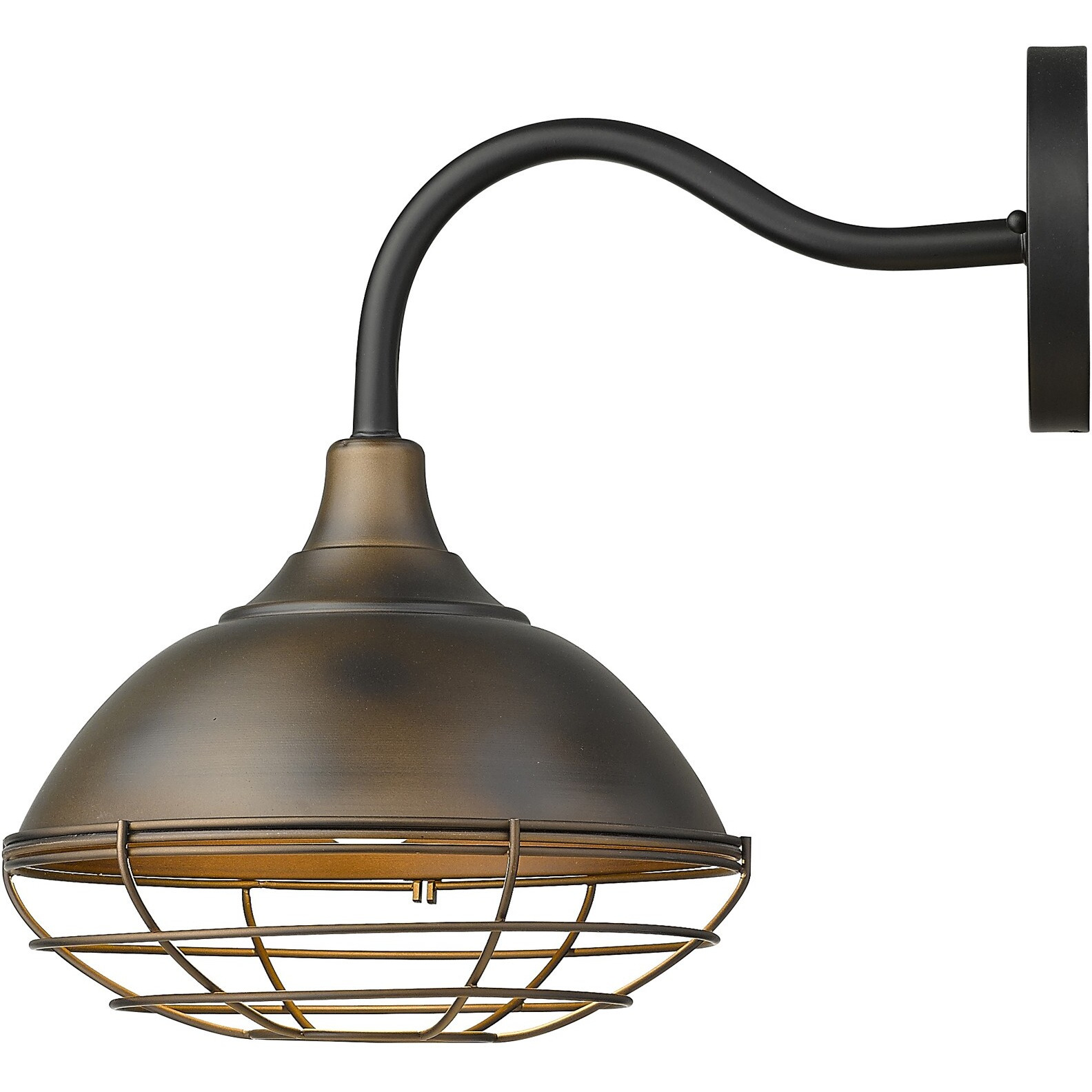 Afton 1-Light Oil-Rubbed Bronze Wall Light