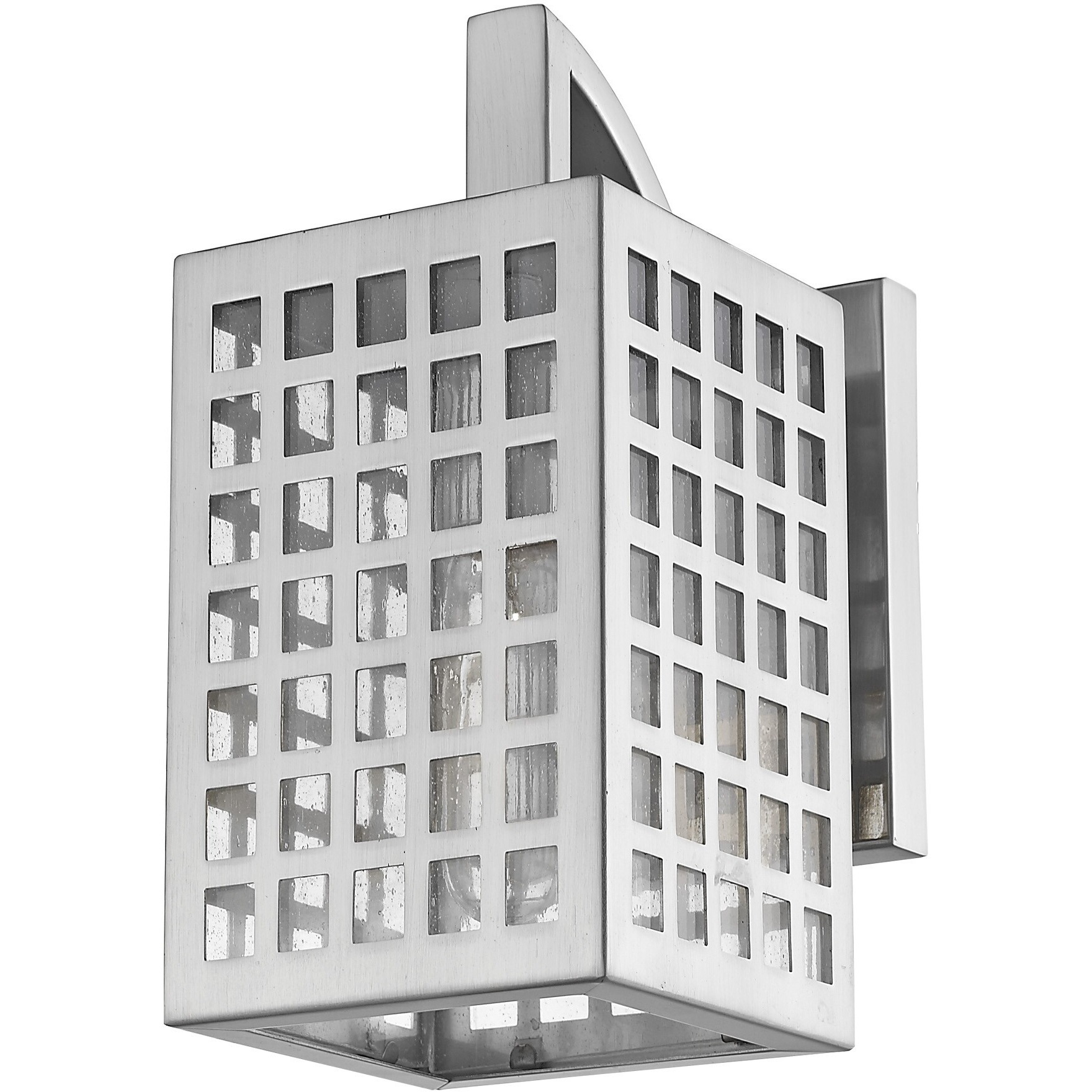 Letzel 1-Light Satin Nickel Wall Light
