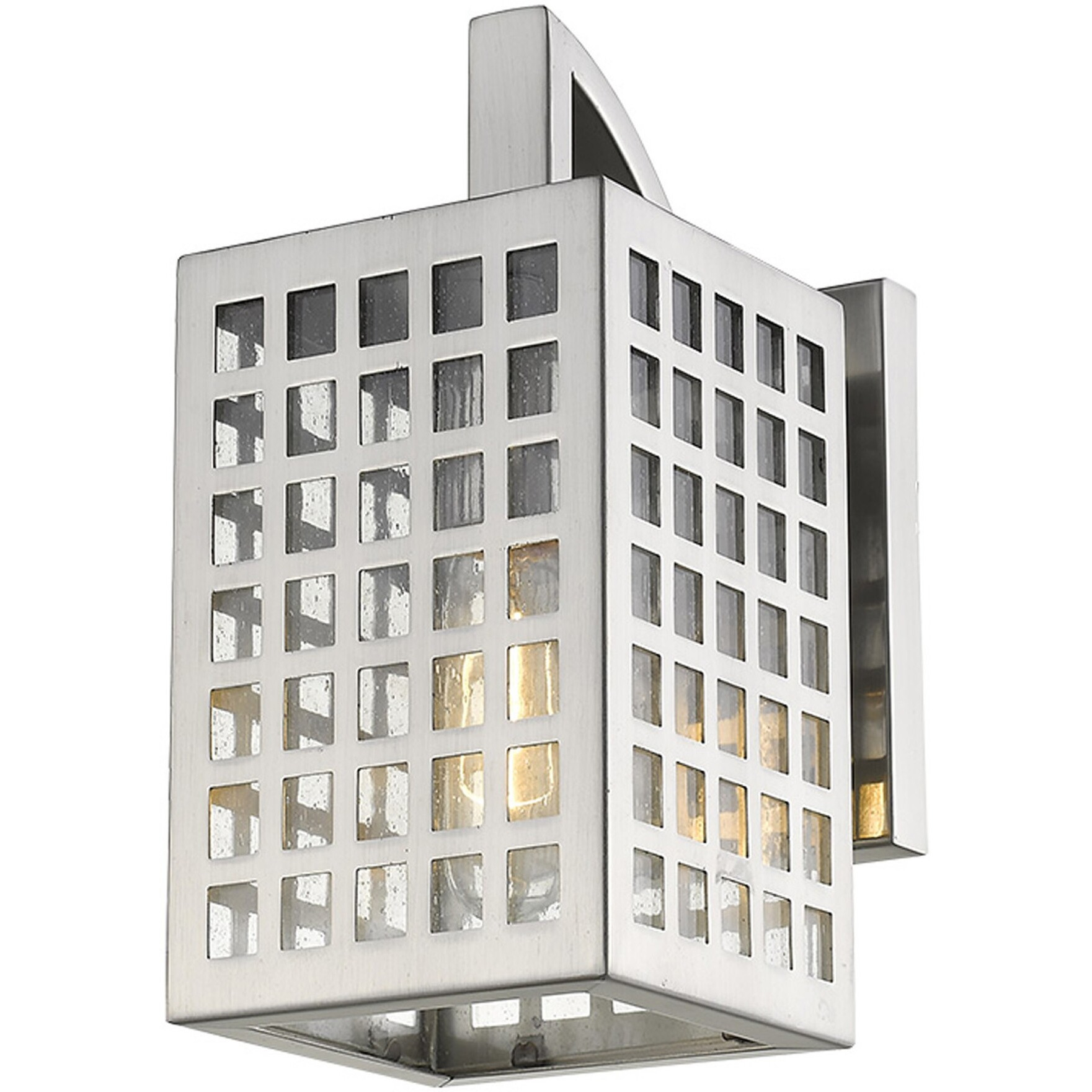 Letzel 1-Light Satin Nickel Wall Light