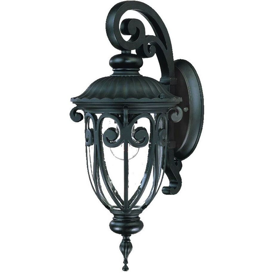 Matte Black Hanging Goblet Wall Light
