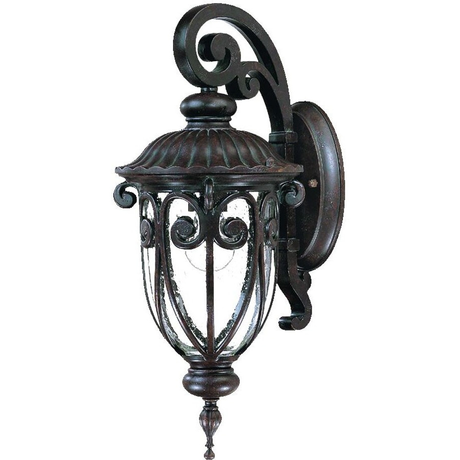 Dark Brown Hanging Goblet Wall Light