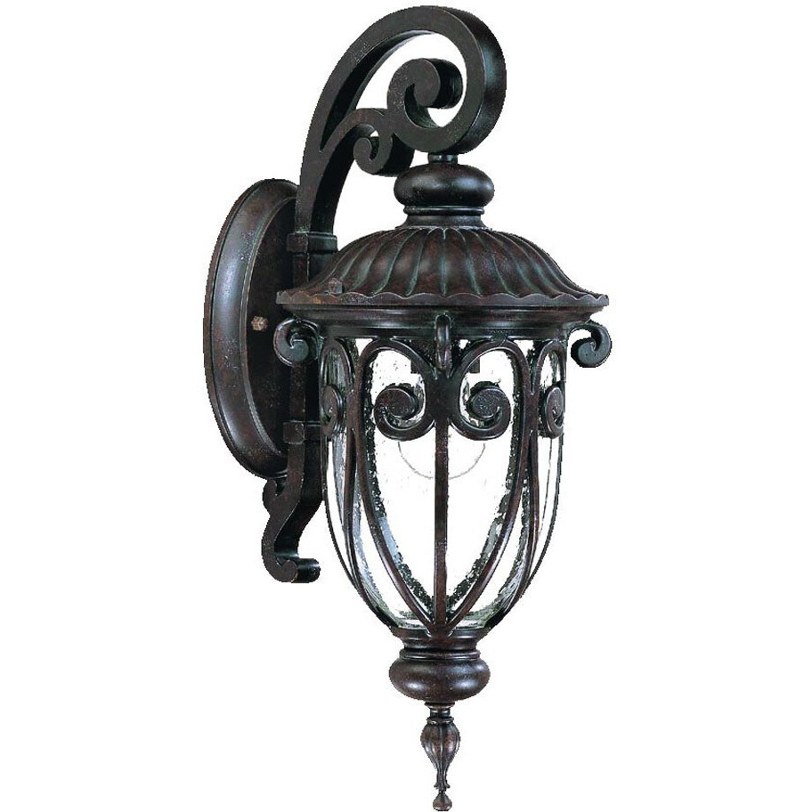 Dark Brown Hanging Goblet Wall Light