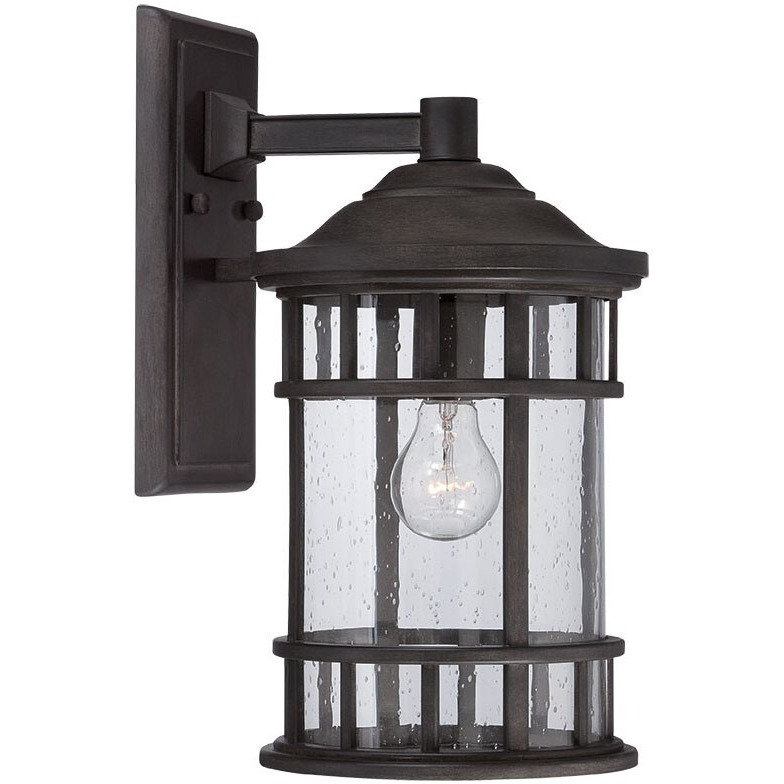 Matte Black Canister Wall Light