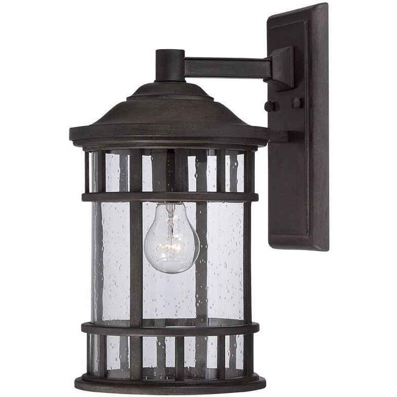 Matte Black Canister Wall Light