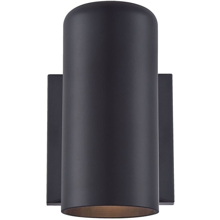Minimalist Matte Black Wall Sconce