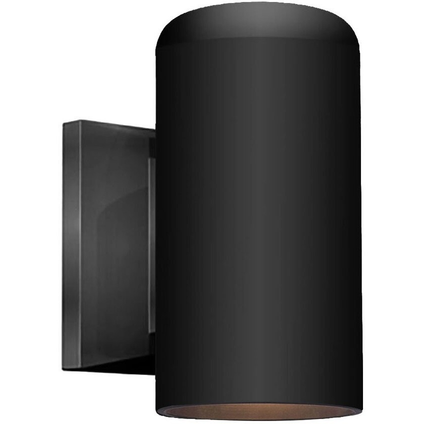 Minimalist Matte Black Wall Sconce