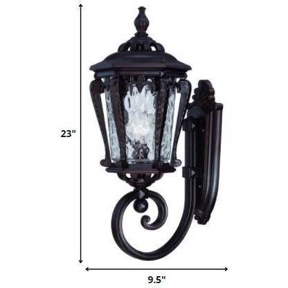 Stratford 1-Light Architectural Bronze Wall Light