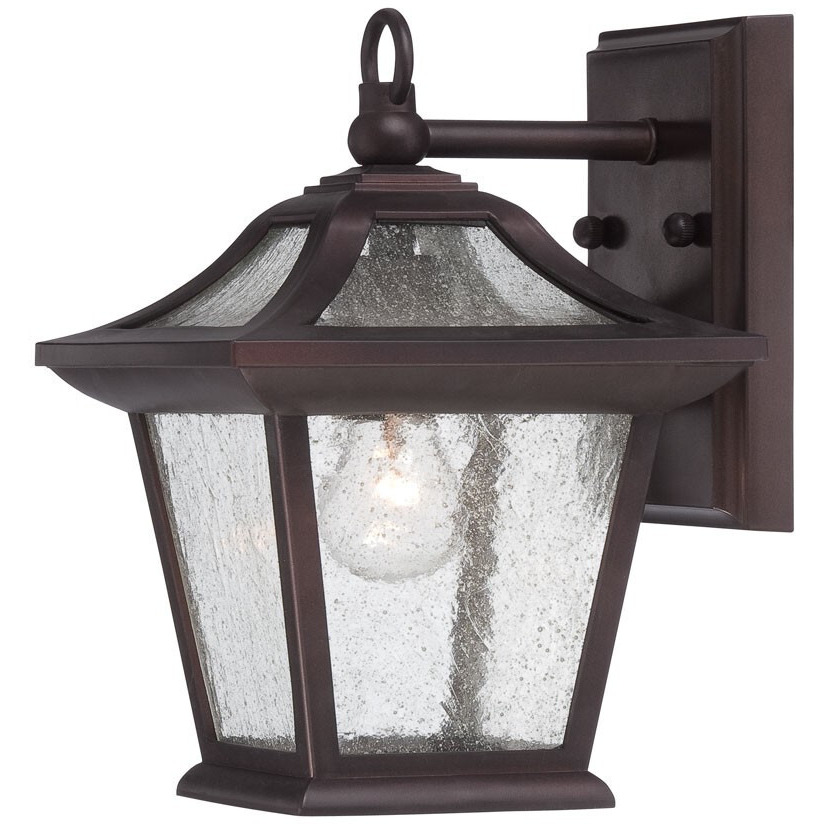 Antique Bronze Birdhouse Shape Outdoor Wall Light