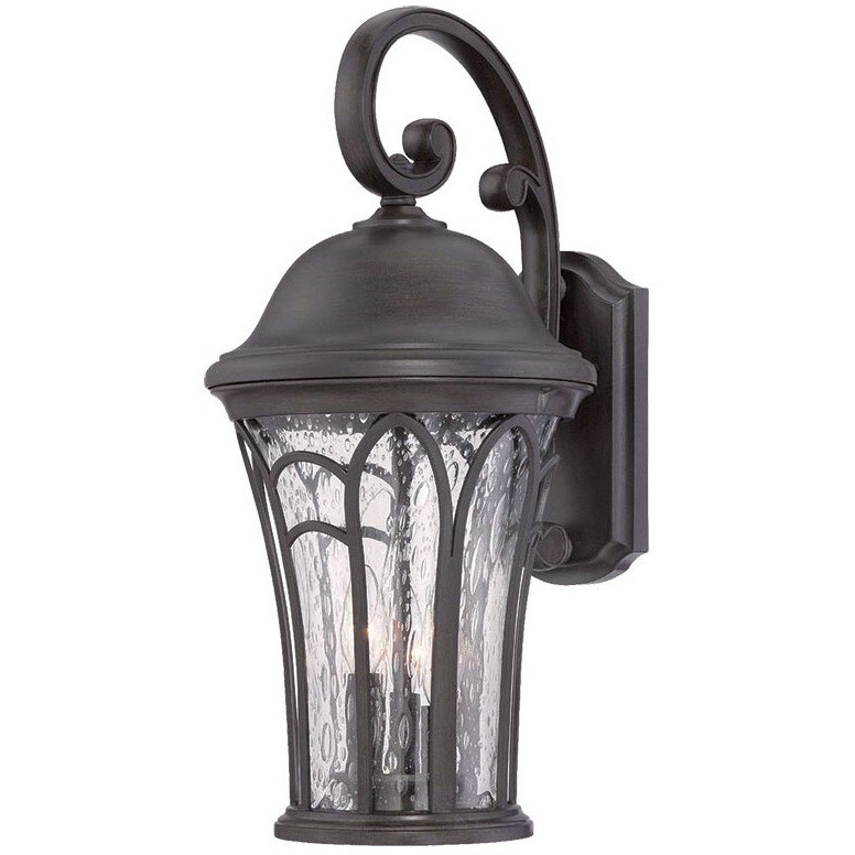 Matte Black Tapered Goblet Wall Light