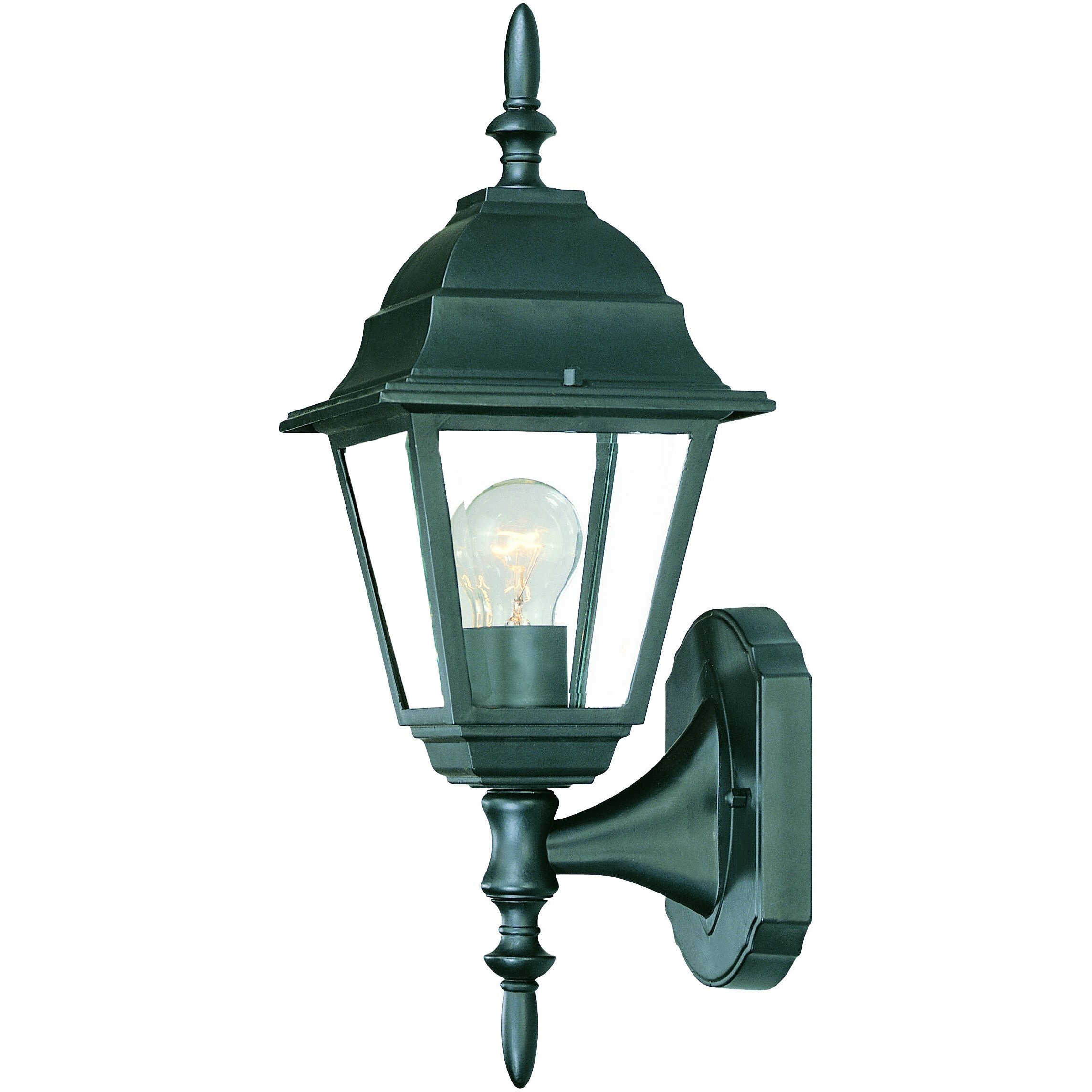 Matte Black Swing Arm Outdoor Wall Light