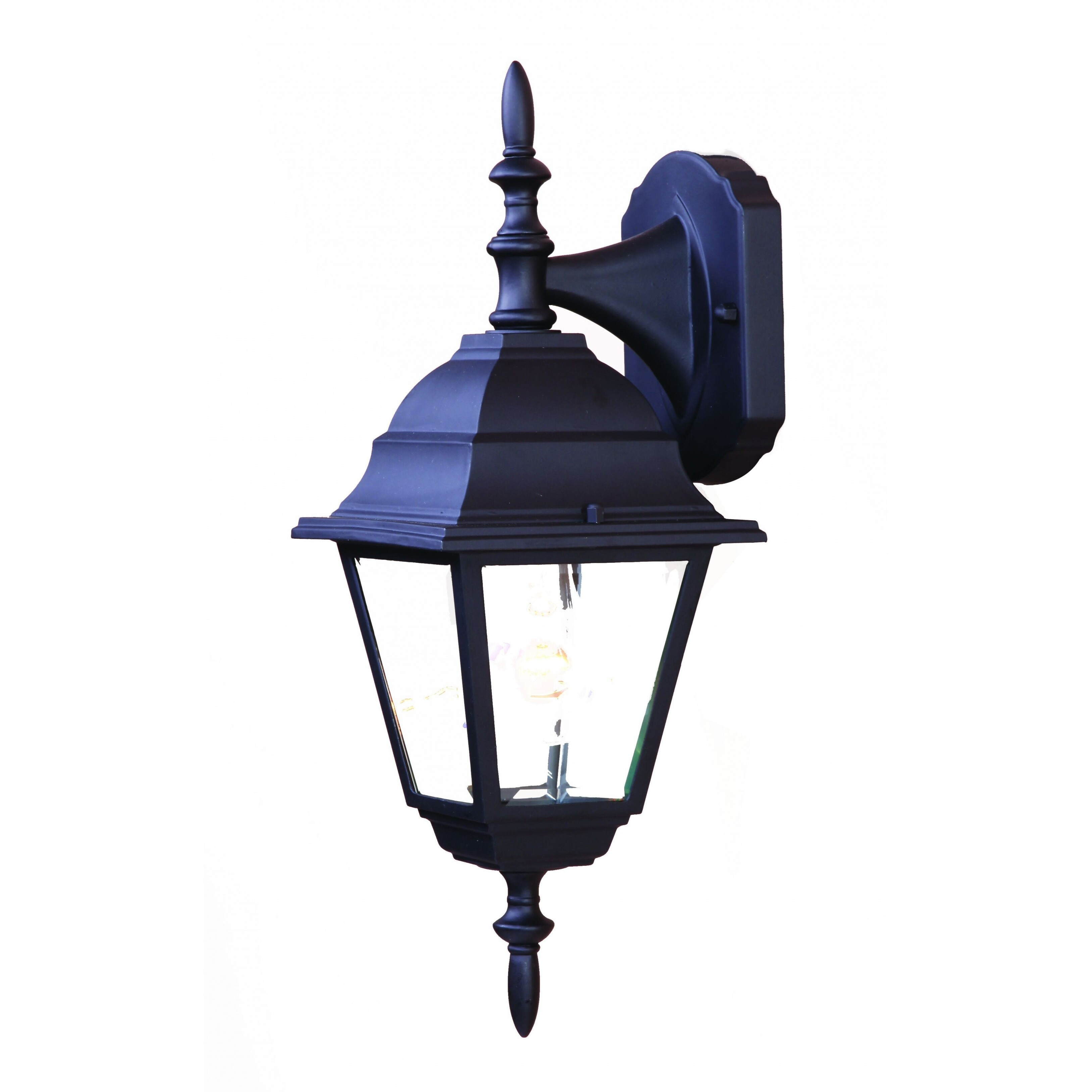 Black Swing Arm Outdoor Wall Light