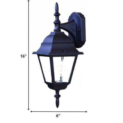 Black Swing Arm Outdoor Wall Light