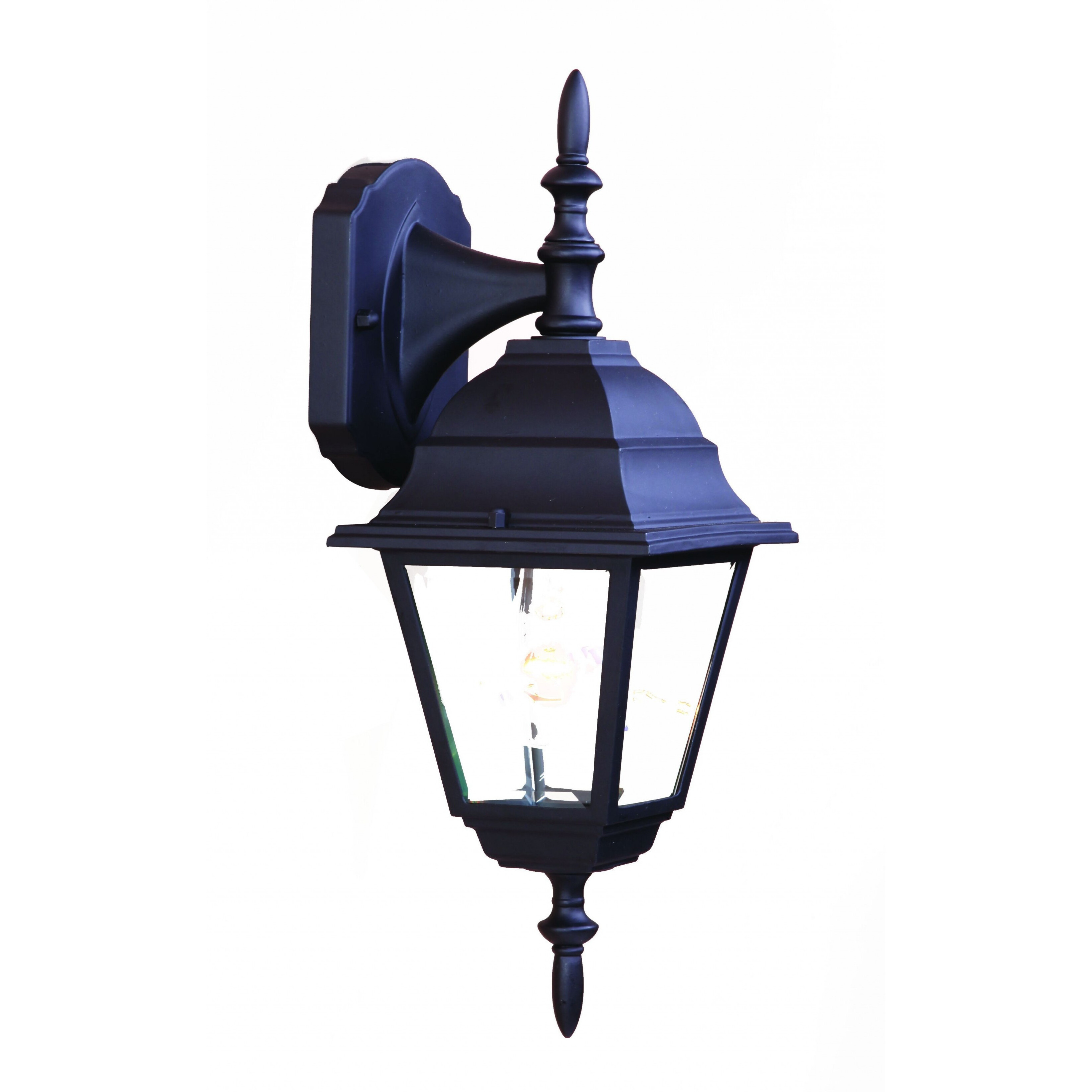 Black Swing Arm Outdoor Wall Light