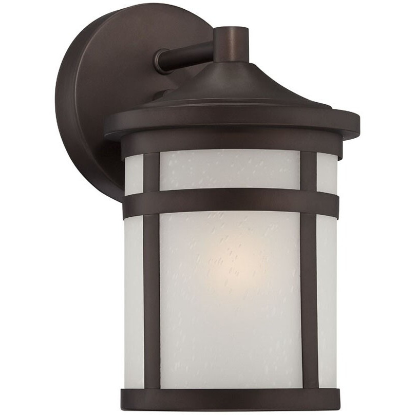 Bronze Hanging Lantern Shape Wall Light