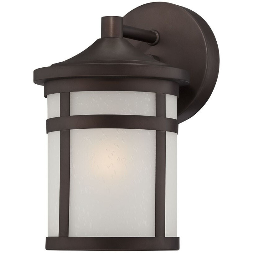 Bronze Hanging Lantern Shape Wall Light